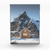 Lofoten Yellow Cabin Fotoblock (Vorderseite)