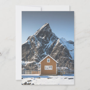 Lofoten Yellow Cabin Karte