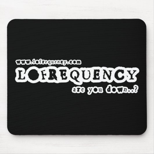 Lofrequency Logo2 Mousemat Mousepad (Vorne)