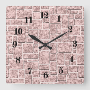 Loft Quadratische Wanduhr