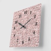 Loft Quadratische Wanduhr (Winkel)