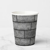 Loft, runder Marmorkissen Pappbecher (Links)