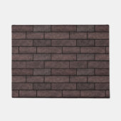 Loft, Ziegelstein, Braunziegel Fußmatte (Vorderseite)
