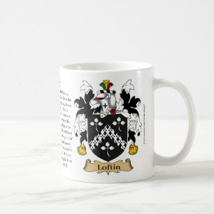 Loftin, der Ursprung, die Bedeutung und das Wappen Kaffeetasse