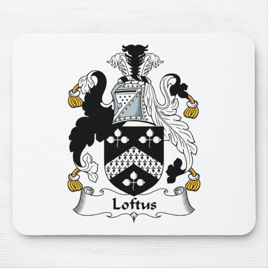 Loftus Familienwappen Mousepad (Vorne)