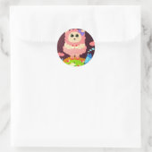 Lofty Ideals Runder Aufkleber (Tasche)