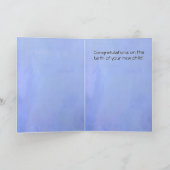 Lofty Oak New Baby Card Karte (Innenseite)