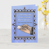 Lofty Oak New Baby Card Karte (Gelbe Blume)