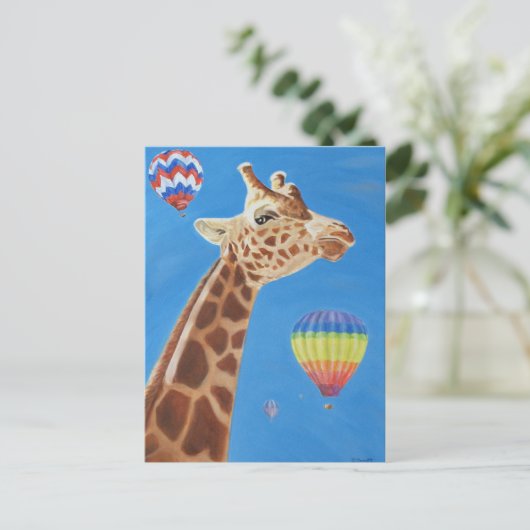 Lofty The Giraffe Postcard Postkarte (Stehend Vorderseite)