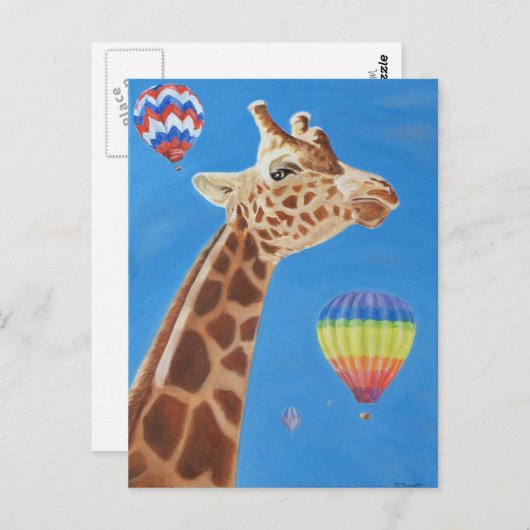 Lofty The Giraffe Postcard Postkarte (Vorne/Hinten)