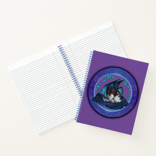 Lofty Weasel Spiral Notebook (Lila) Notizblock (Innenseite)