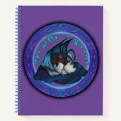 Lofty Weasel Spiral Notebook (Lila) Notizblock (Vorderseite)