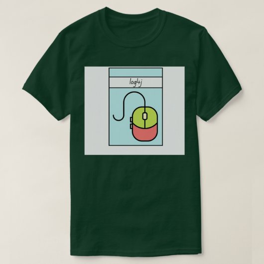 Log4j Hacker Programmer T-Shirt (Design vorne)