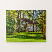 Log Cabin Alaska Jigsaw Puzzle (Horizontal)