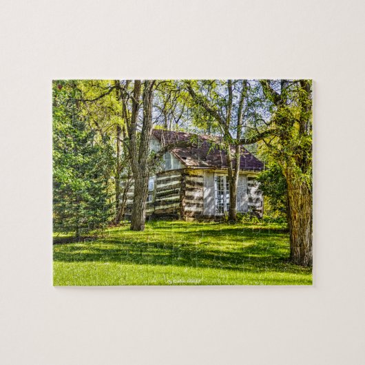 Log Cabin Alaska Jigsaw Puzzle (Horizontal)