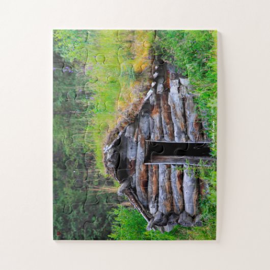 Log Cabin Alaska Puzzle (Vertikal)