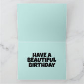 LOG CABIN BIRTHDAY GREETTERKARTE KARTE (Innenseite)