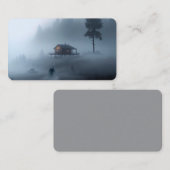 Log Cabin by the Haunted Lake Visitenkarte (Vorne/Hinten)