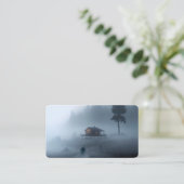 Log Cabin by the Haunted Lake Visitenkarte (Stehend Vorderseite)