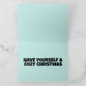 LOG CABIN CHRISTMAS GREETKARTE KARTE (Innenseite)