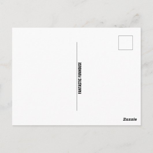 LOG CABIN HAUS IN FORSTPOSTCARDS POSTKARTE (Rückseite)