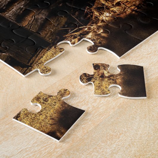 LOG CABIN IN WOODS JIGSAW PUZZLE (Seite)