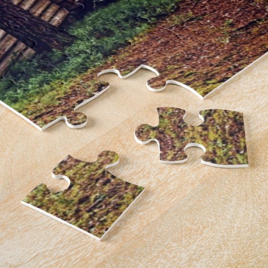 LOG CABIN IN WOODS JIGSAW PUZZLE (Seite)