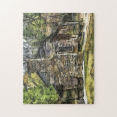 LOG CABIN MALERIE JIGSAW PUZZLE (Vertikal)