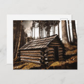 LOG CABIN POSTCARDS POSTKARTE (Vorne/Hinten)