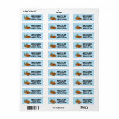 LOG CABIN RETURN ADDRESS LABELS (Vorne)