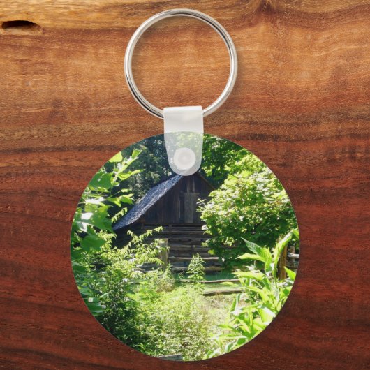 log cabin schlüsselanhänger (Vorderseite)