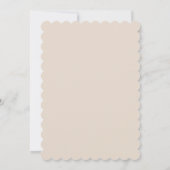 LOG CABIN WINTER WEDING EINLADUNGEN PERSONALISIERT (Rückseite)