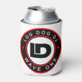 Log Dog DJ Can Holder Dosenkühler (Kanne Vorderseite)