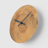 LOG | Holzringe Runde Wanduhr (Winkel)