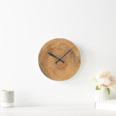 LOG | Holzringe Runde Wanduhr (Zuhause)