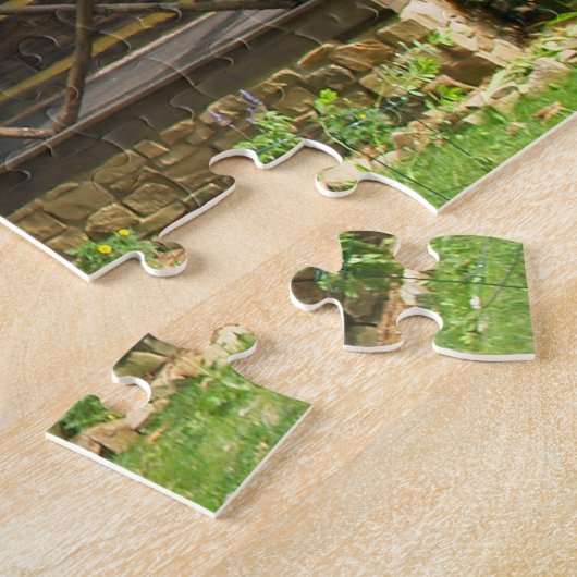 LOG HOUSE CABIN JIGSAW PUZZLE (Seite)