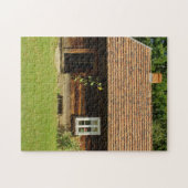 LOG HOUSE TINUSE HOUSE JIGSAW PUZZLE (Horizontal)