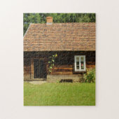 LOG HOUSE TINUSE HOUSE JIGSAW PUZZLE (Vertikal)