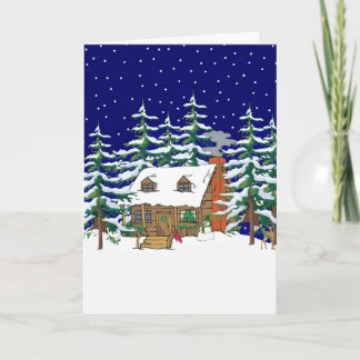 Log Kabine Weihnachten