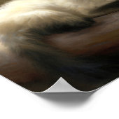 Log Lounger Siamese Kitten Poster (Ecke)