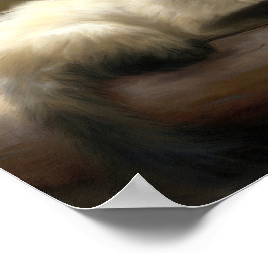 Log Lounger Siamese Kitten Poster (Ecke)