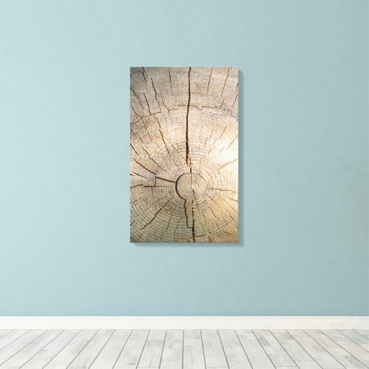 Log Pattern Leinwanddruck (Insitu (Holzboden))