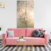 Log Pattern Leinwanddruck (Insitu (Wohnzimmer))