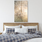 Log Pattern Leinwanddruck (Insitu (Schlafzimmer))