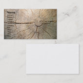 Log Pattern Visitenkarte (Vorne/Hinten)