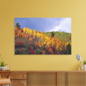 Logan Canyon in Utah im Herbst mit Vorbei Leinwanddruck (Insitu (Wohnzimmer))