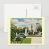 Logan Circle, Philadelphia Vintag Postkarte (Vorne/Hinten)