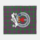 Logan Clan Abzeichen Tartan Kariert Fleecedecke (Vorderseite (Horizontal))