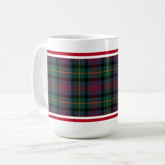 Logan Clan Tartan Kaffeetasse (Vorderseite Links)