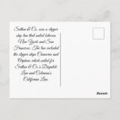 Logan Clipper Sailing Postkarte (Rückseite)